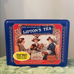 Lipton's Tea Decorative Tin Box
